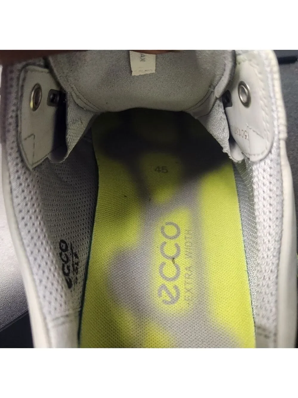 ECCO Cage Pro Men's Golf Shoe. Color Gray. Size:45 (11/11.5 US) Extra Width